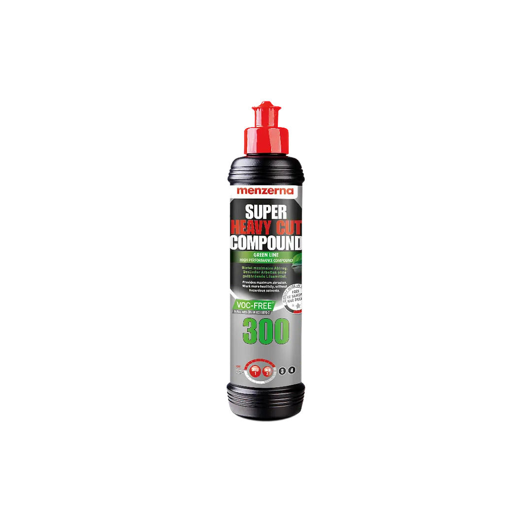 Menzerna | Polermedel Green Line Super Heavy Cut 300 Grovrubbing 250ml