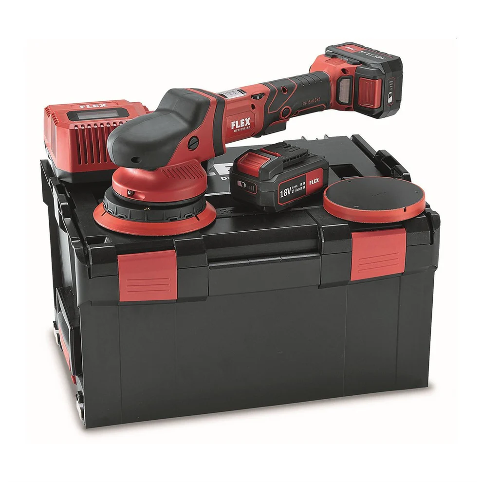 Flex | Polermaskin Batteridriven Xfe15 150 18.0-ec Set