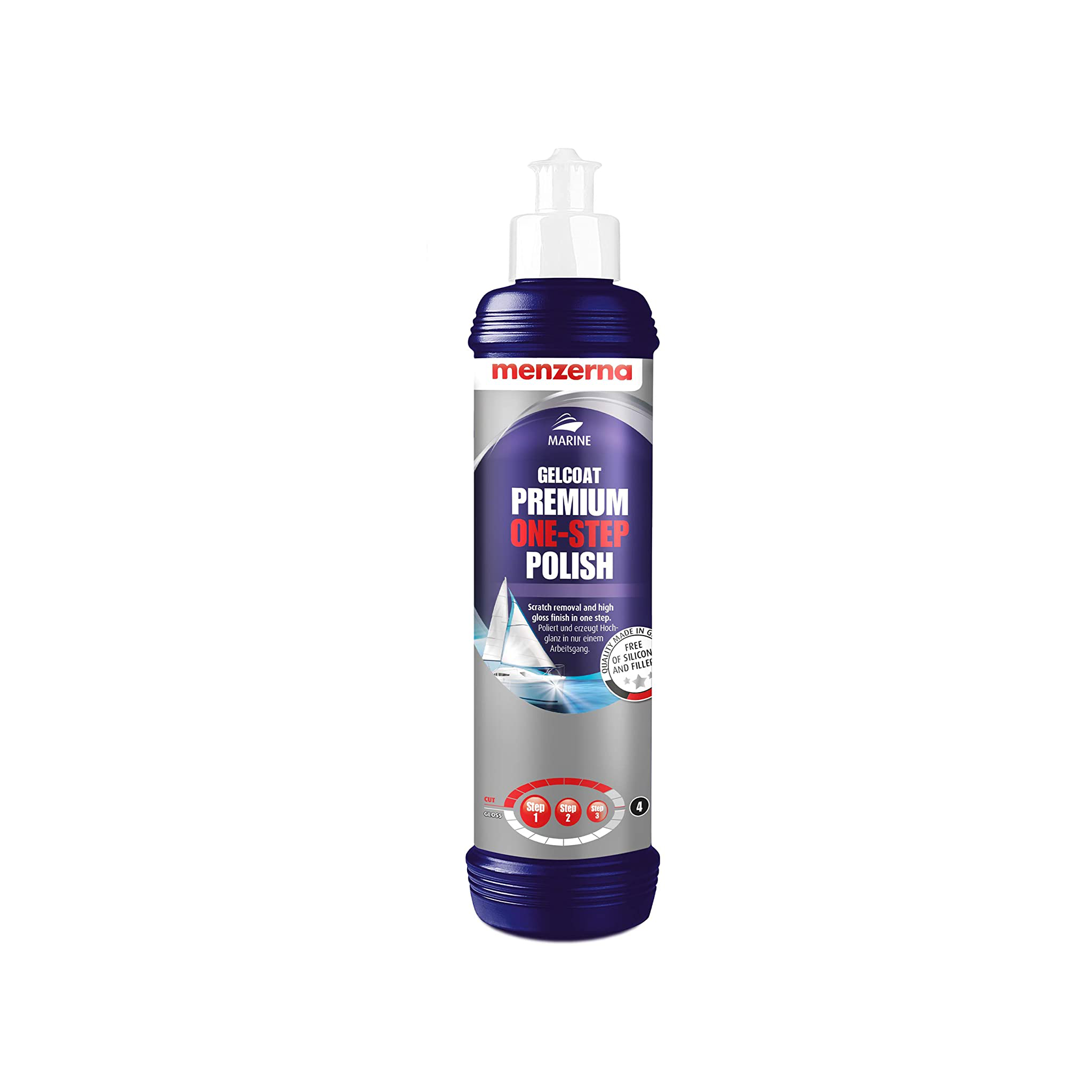 Menzerna | Båtpolermedel Gelcoat Cut Premium One Step Polish 250ml