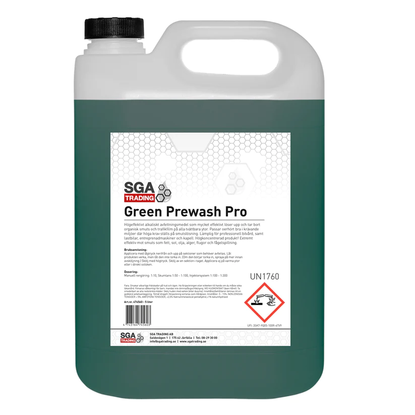 Sga | Alkalisk Avfettning Green Prewash Pro 5L